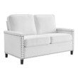 navy sectional Modway Furniture Sofas and Armchairs White