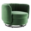 velvet armchair Modway Furniture Sofas and Armchairs Black Emerald