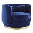 single chaise lounge chair Modway Furniture Sofas and Armchairs Gold Navy