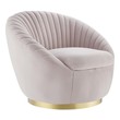 pink lounger Modway Furniture Sofas and Armchairs Gold Pink