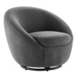 black occasional chair Modway Furniture Sofas and Armchairs Black Charcoal