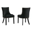 dining table set bench and chairs Modway Furniture Dining Chairs Black
