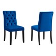 grey velvet chairs dining Modway Furniture Dining Chairs Navy