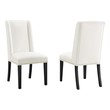 arm chair dining chairs Modway Furniture Dining Chairs White