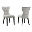 folding leaf table and chairs Modway Furniture Dining Chairs Light Gray