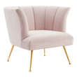 slipper chairs for bedroom Modway Furniture Sofas and Armchairs Pink