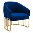 pink chair living room Modway Furniture Sofas and Armchairs Navy