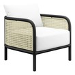 accent reading chair Modway Furniture Daybeds and Lounges Ivory White