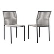 cheap dining chairs set of 2 Modway Furniture Dining Sets Light Gray