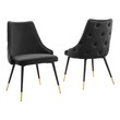 Modway Furniture Dining Room Chairs, black, ,ebony, gold, 