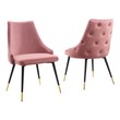 dark wood dining table and chairs Modway Furniture Dining Chairs Dusty Rose