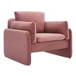 mid century modern slipper chair Modway Furniture Sofas and Armchairs Dusty Rose