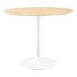 dining table decorations for home Modway Furniture Bar and Dining Tables White Natural