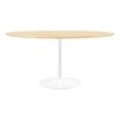 kitchen table for small apartment Modway Furniture Bar and Dining Tables White Natural