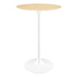 bar height bar table Modway Furniture Bar and Dining Tables White Natural