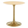 table top for dining table Modway Furniture Bar and Dining Tables Gold Natural