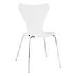 grey dining chairs set of 2 Modway Furniture Dining Chairs White