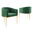 leather lounge chair mid century Modway Furniture Sofas and Armchairs Emerald
