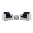 savannah outdoor furniture Modway Furniture Sofa Sectionals Light Gray Navy