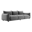 sectional sofa with chaise Modway Furniture Sofas and Armchairs Gray