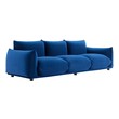white l couch Modway Furniture Sofas and Armchairs Navy