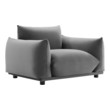 white accent lounge chair Modway Furniture Sofas and Armchairs Gray