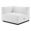 affordable couch with chaise Modway Furniture Sofas and Armchairs Sofas and Loveseat Black White