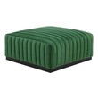 fabric tufted ottoman Modway Furniture Sofas and Armchairs Black Emerald