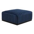 teal turquoise accent chair Modway Furniture Sofas and Armchairs Black Midnight Blue
