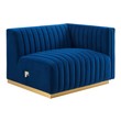 mid century pull out sofa bed Modway Furniture Sofas and Armchairs Gold Navy