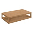 square metal coffee table Modway Furniture Daybeds and Lounges Natural