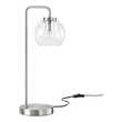 brass lamp base Modway Furniture Table Lamps Satin Nickel