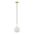 home decorators pendant light Modway Furniture Ceiling Lamps White Satin Brass