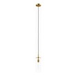 globe shades for pendant lights Modway Furniture Ceiling Lamps Clear Satin Brass
