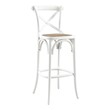 Modway Furniture Bar Chairs and Stools, White,snow, Bar,Counter, Wood, 889654940999, EEI-5668-WHI