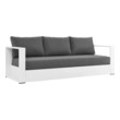 cream microfiber sectional Modway Furniture Sofa Sectionals White Charcoal