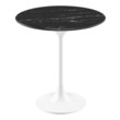 oak entry table Modway Furniture Tables Accent Tables White Black