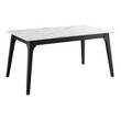 grey round dining table set for 6 Modway Furniture Bar and Dining Tables Black White