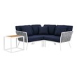 pink mid century sofa Modway Furniture Sofa Sectionals White Navy