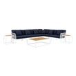 full sleeper sofas Modway Furniture Sofa Sectionals White Navy
