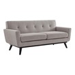 giant sofa bed Modway Furniture Sofas and Armchairs Light Gray