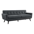pink couch sectional Modway Furniture Sofas and Armchairs Charcoal
