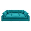 large l sectional sofa Modway Furniture Living Room Sets Teal