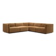 sectional sofa price Modway Furniture Sofas and Armchairs Black Cognac