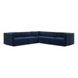 leather sectional couches for sale near me Modway Furniture Sofas and Armchairs Black Midnight Blue