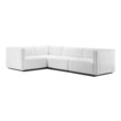 contemporary couch sectional Modway Furniture Sofas and Armchairs Black White