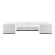 blue small sectional Modway Furniture Sofas and Armchairs Black White