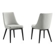 black dining chair with gold legs Modway Furniture Dining Chairs Light Gray