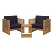 outdoor navy sectional Modway Furniture Sofa Sectionals Natural Navy