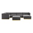 low cost sectional sofas Modway Furniture Sofas and Armchairs Gray
